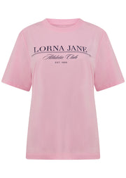 Lorna Jane Heritage Athletic Club Relaxed T-Shirt - Sweet Pink