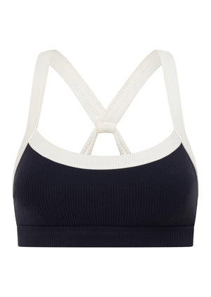 Lorna Jane LJ Sweat To Swim Sports Bra - Midnight Blue