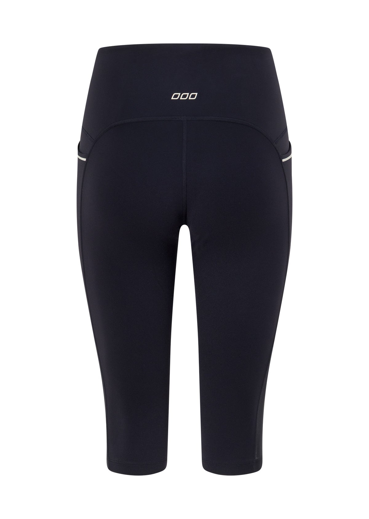 Lorna Jane Peak Performance No Ride 3 Pocket Capri Leggings - Midnight Blue