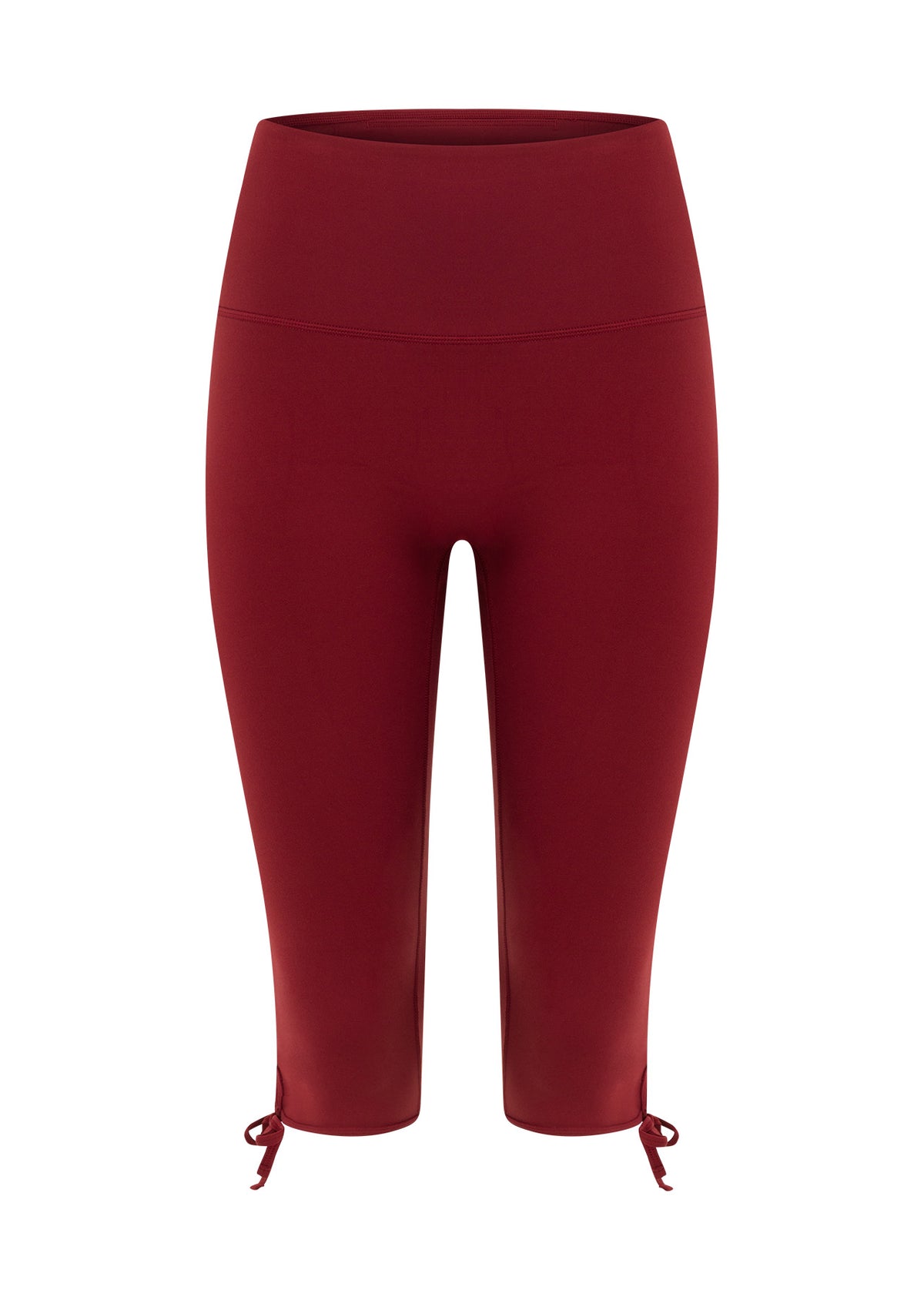 Lorna Jane Pull It Together No Ride Capri Leggings - Cherry