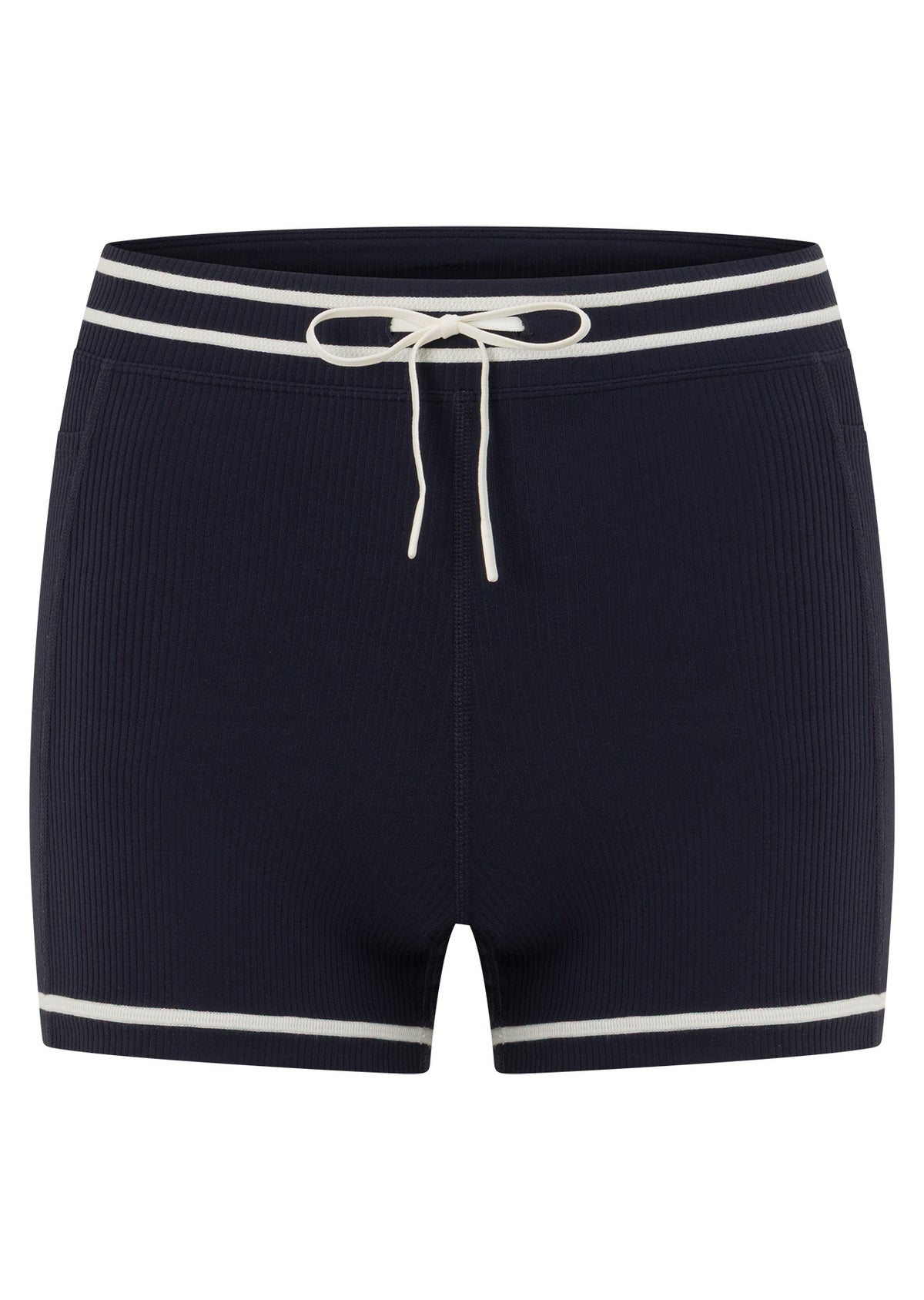 Lorna Jane LJ Sweat To Swim 9cm Cheeky Bike Shorts - Midnight Blue