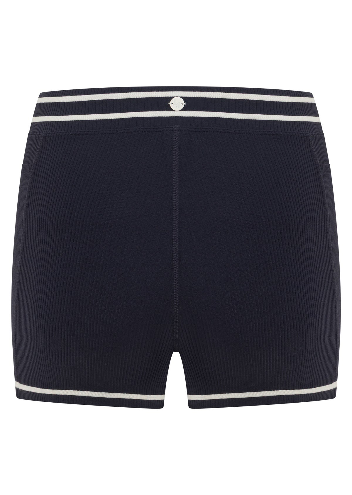 Lorna Jane LJ Sweat To Swim 9cm Cheeky Bike Shorts - Midnight Blue