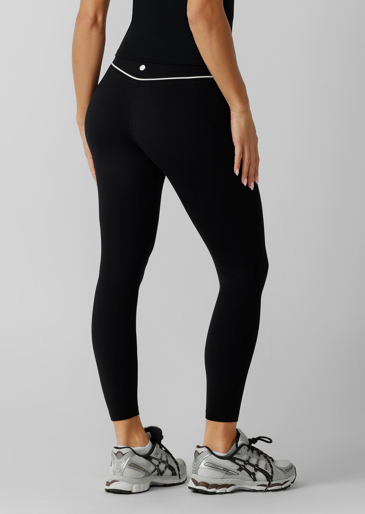Lorna Jane LJ Baseline No Ride Ankle Biter Leggings - Black