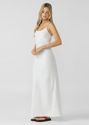 Lorna Jane Effortless Slip Dress - White