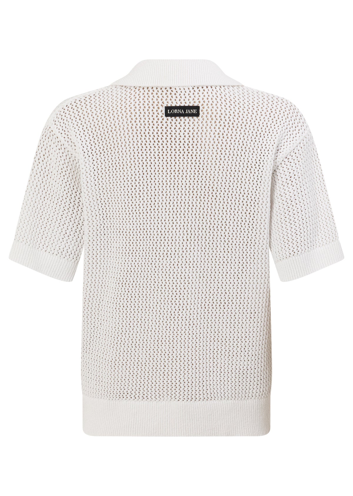 Lorna Jane Sea Breeze Knit Polo - White