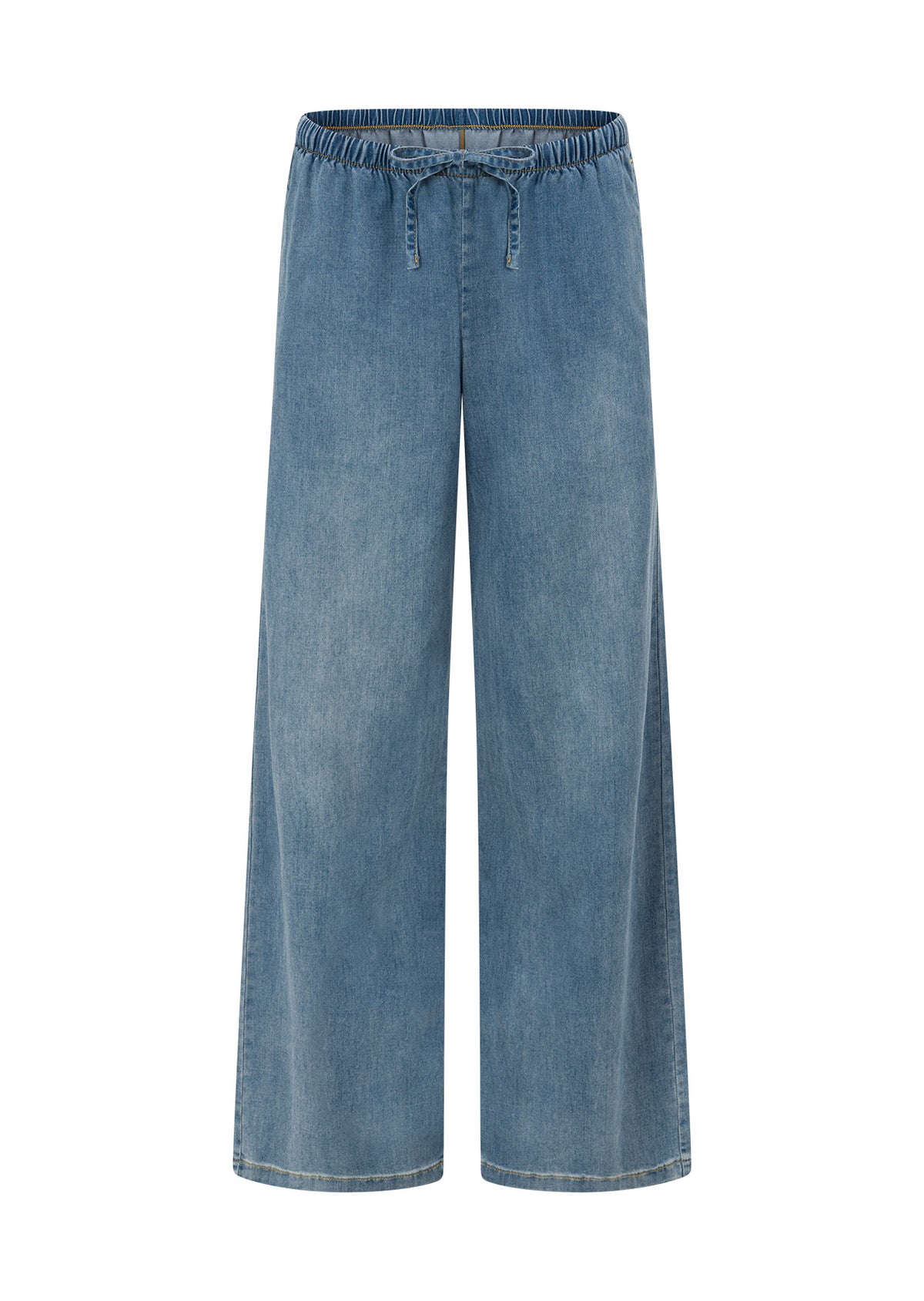 Lorna Jane LJC Lightweight Washed Denim Pants - Washed Light Blue