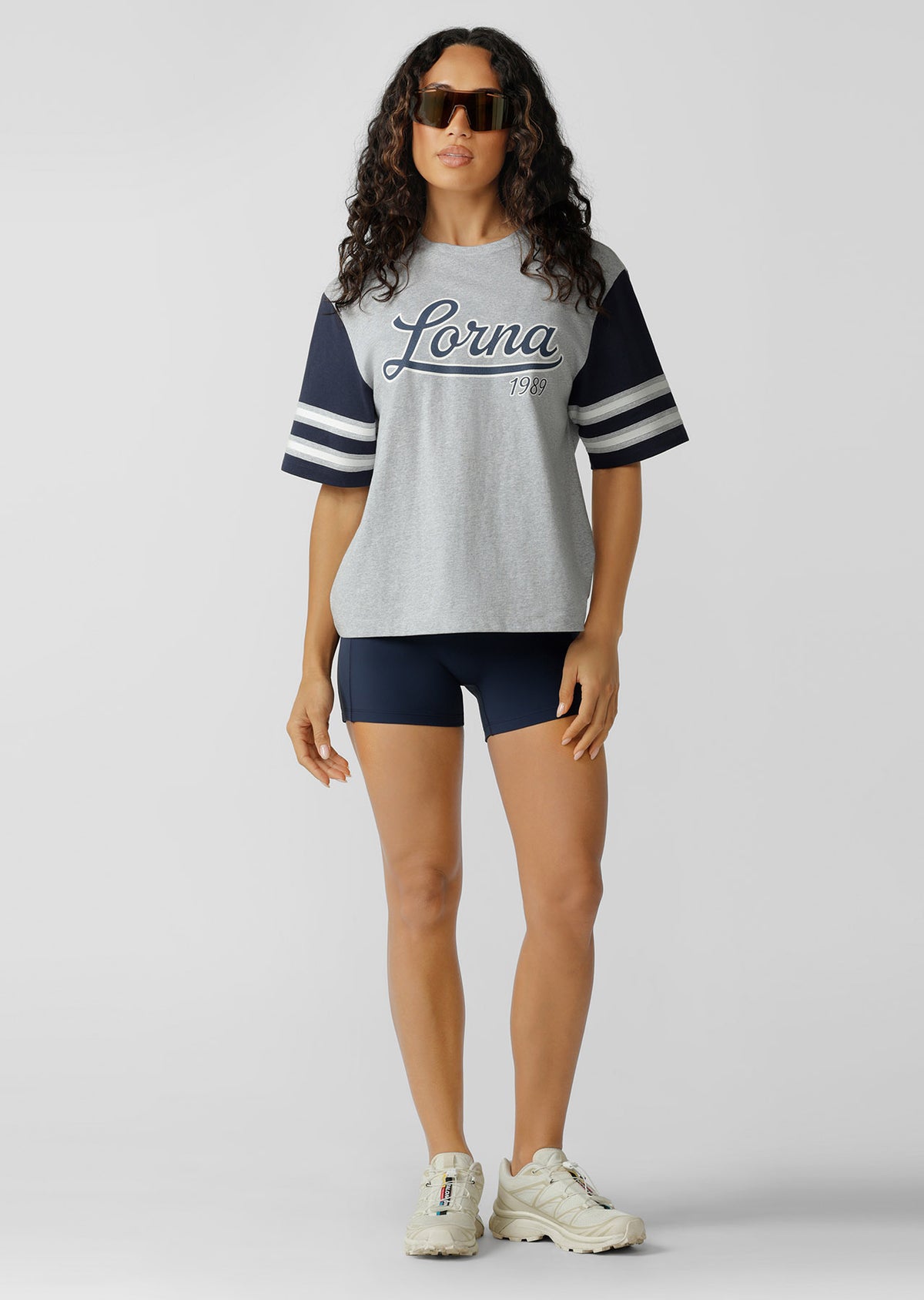 Lorna Jane Hardball T-Shirt - Grey Marl
