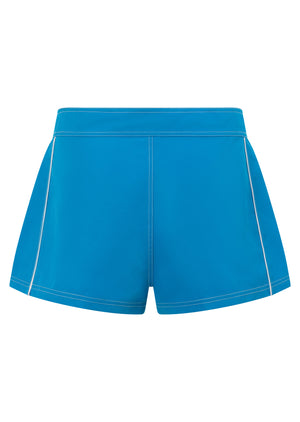 Lorna Jane Wave Seeker Retro Shorts - Capri Blue
