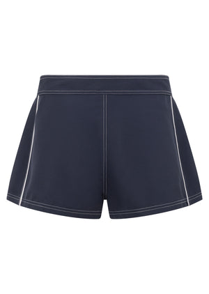 Lorna Jane Wave Seeker Retro Shorts - Platinum Navy