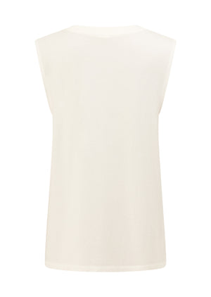 Lorna Jane Fade Away Washed Muscle Tank - Washed Porcelain