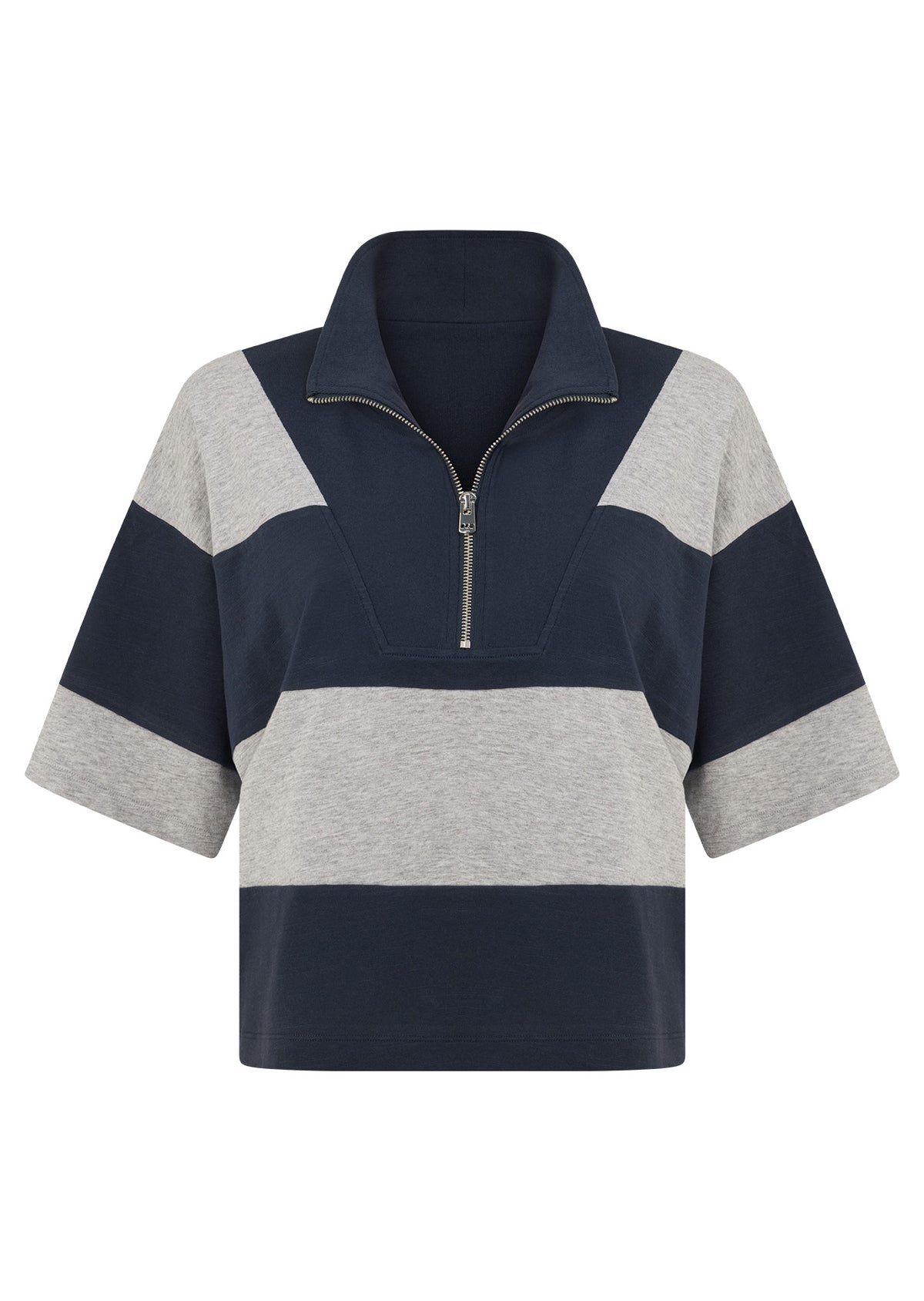 Lorna Jane Yacht Club 1/2 Zip Polo - Platinum Navy