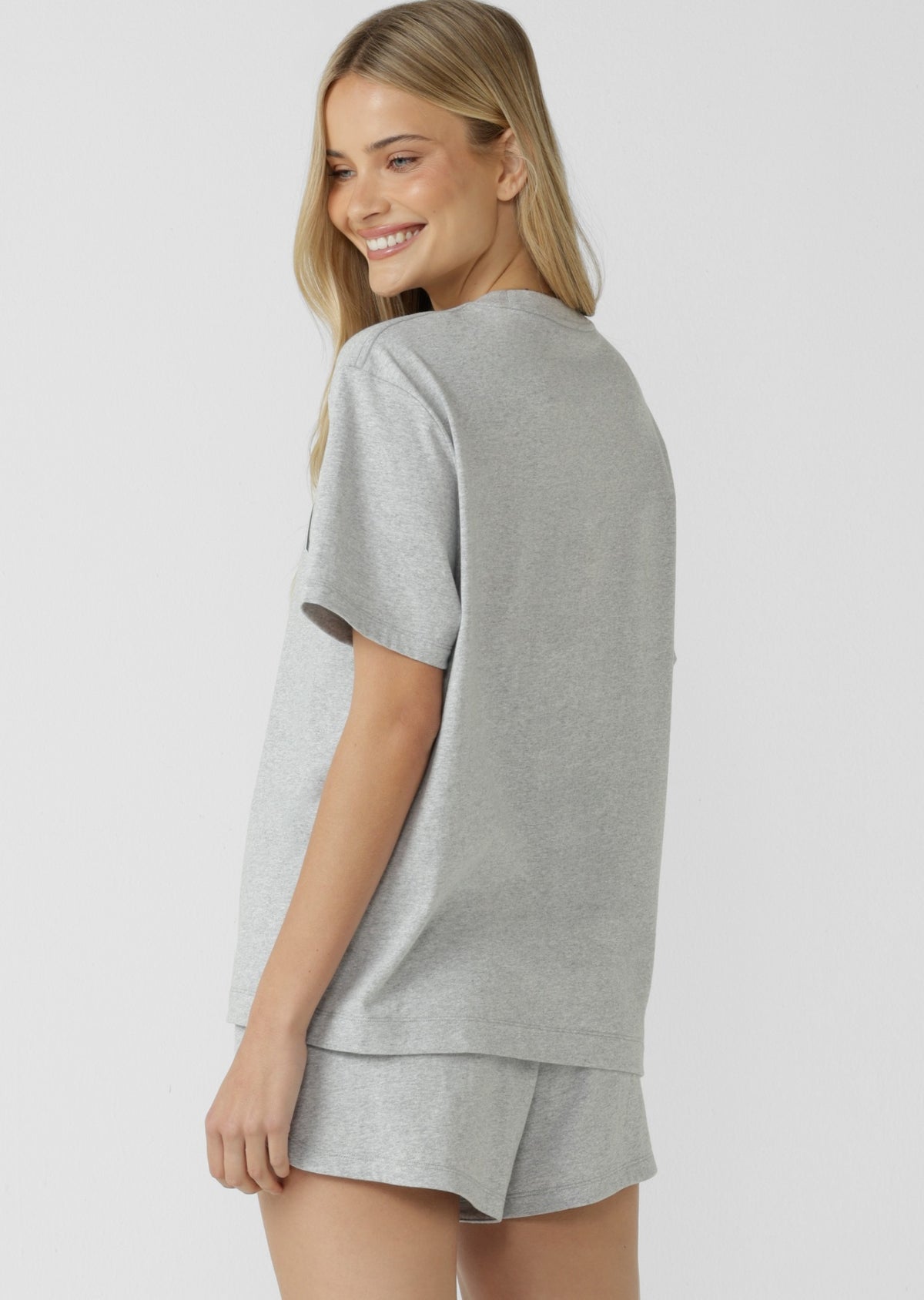 Lorna Jane All In T-Shirt - Grey Marl