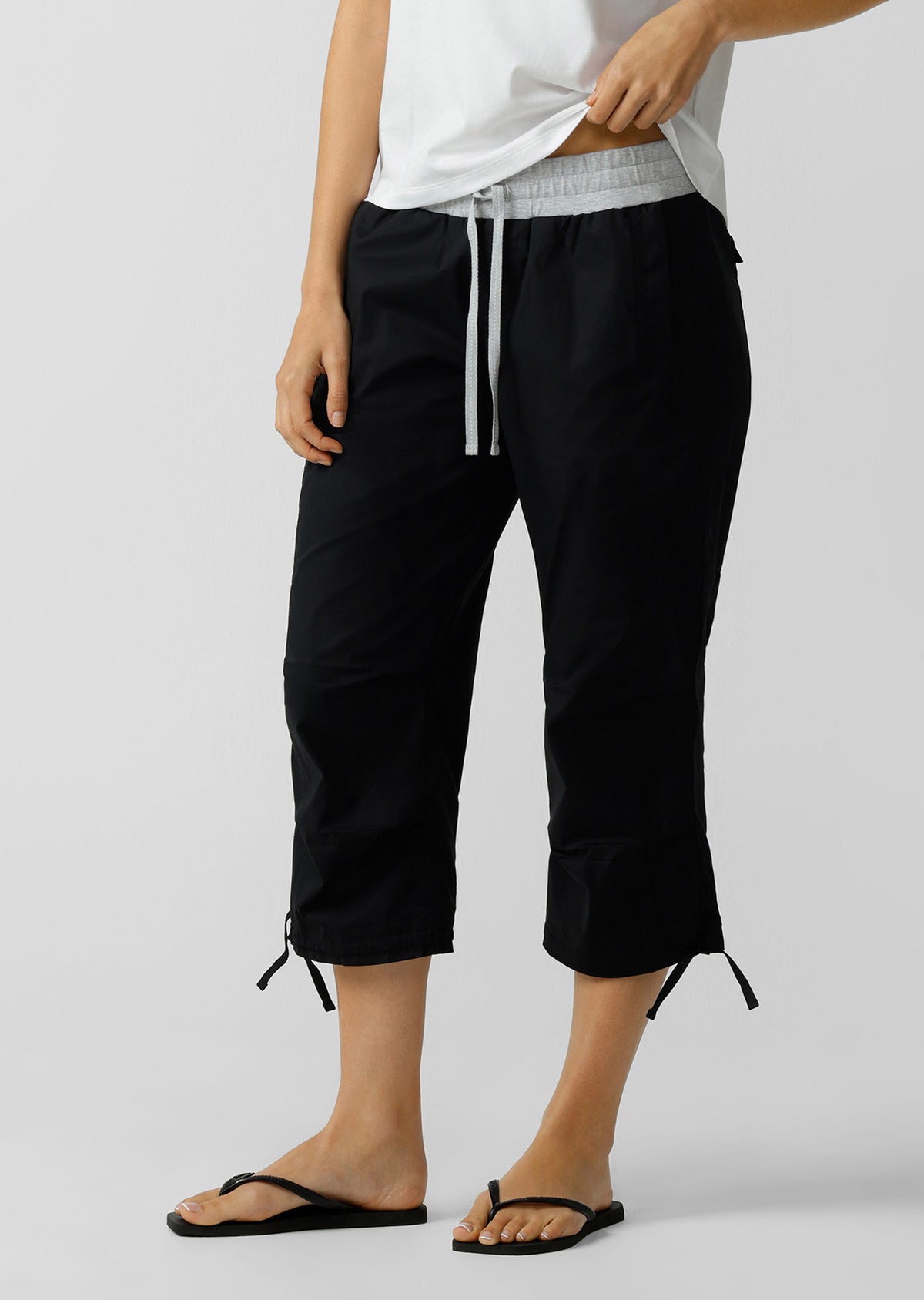 Lorna Jane Flashdance Capri Pants - Black