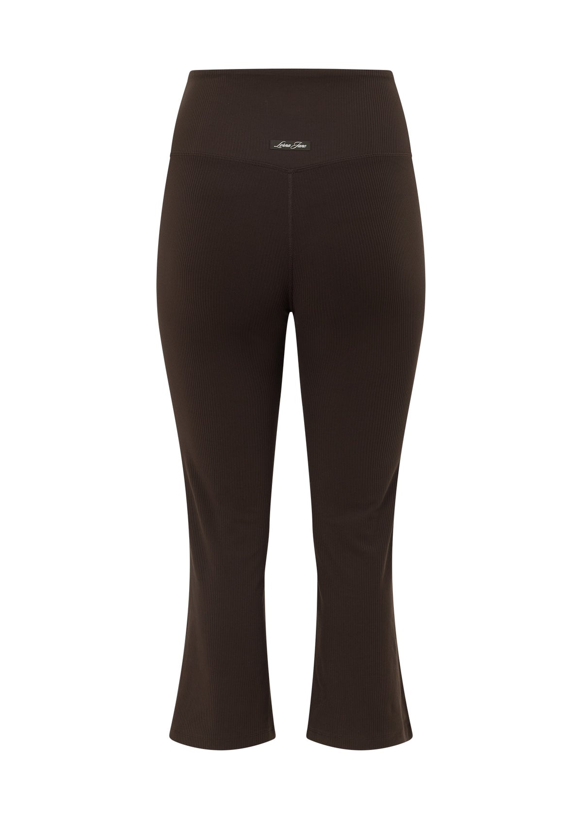 Lorna Jane Irresistible Luxe Active Rib Cropped Yoga Pants - Volcano