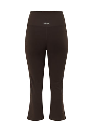 Lorna Jane Irresistible Luxe Active Rib Cropped Yoga Pants - Volcano