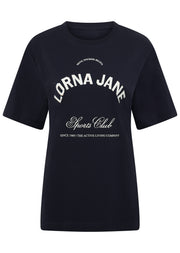 Lorna Jane Sports Club T-Shirt - Midnight Blue