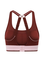 Lorna Jane Limited Edition Amy Max Support Sports Bra - Merlot