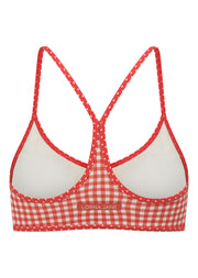 Lorna Jane Coucou Gingham Sports Bra - Coucou Gingham Print