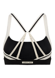 Lorna Jane Gym To Swim Max Support Sports Bra - Black