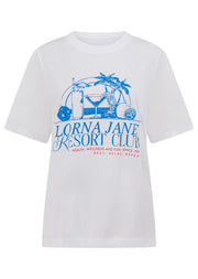 Lorna Jane Summer Resort Relaxed T-Shirt - White