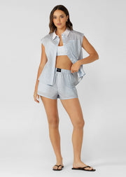 Lorna Jane Morning Pages Shorts - Serendipity Stripe Print