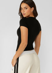 Lorna Jane Active Living Slim T-Shirt - Black