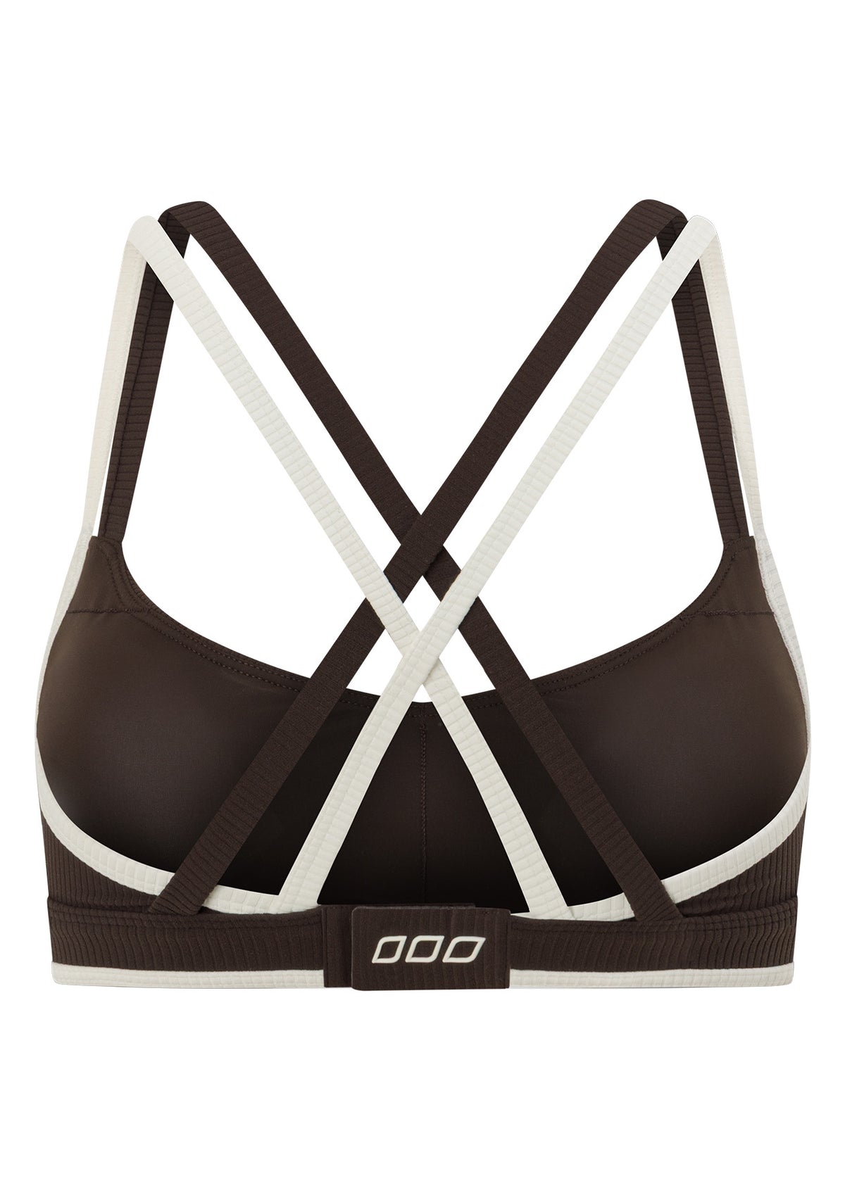 Lorna Jane Corsica Rib High Support Sports Bra - Volcano
