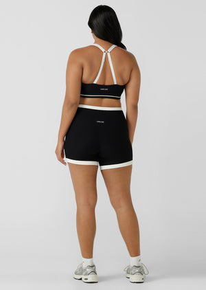 Lorna Jane Sprint to Swim Rib Max Support Sports Bra - Black