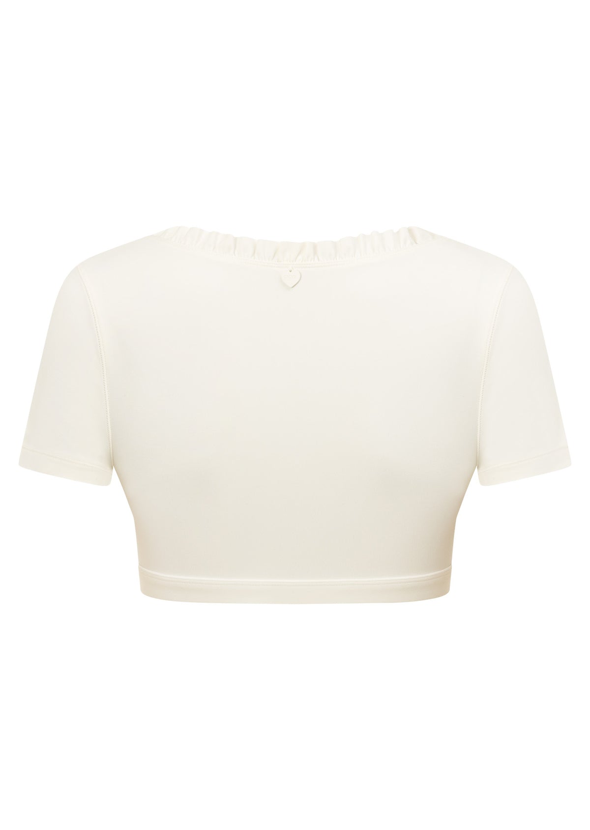Lorna Jane The Frill Of It Bra Top - Porcelain