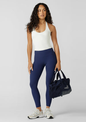 Lorna Jane Heartbreaker Halter Bra Tank Combo - Porcelain