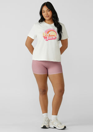 Lorna Jane Sunkissed T-Shirt - Porcelain