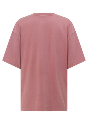 Lorna Jane Golden Palms Washed Boyfriend T-Shirt - Washed Wild Rose