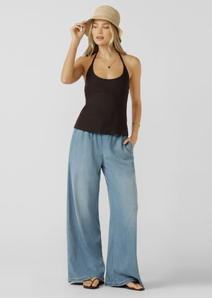 Lorna Jane LJC Linen Adjustable Halter Top - Volcano