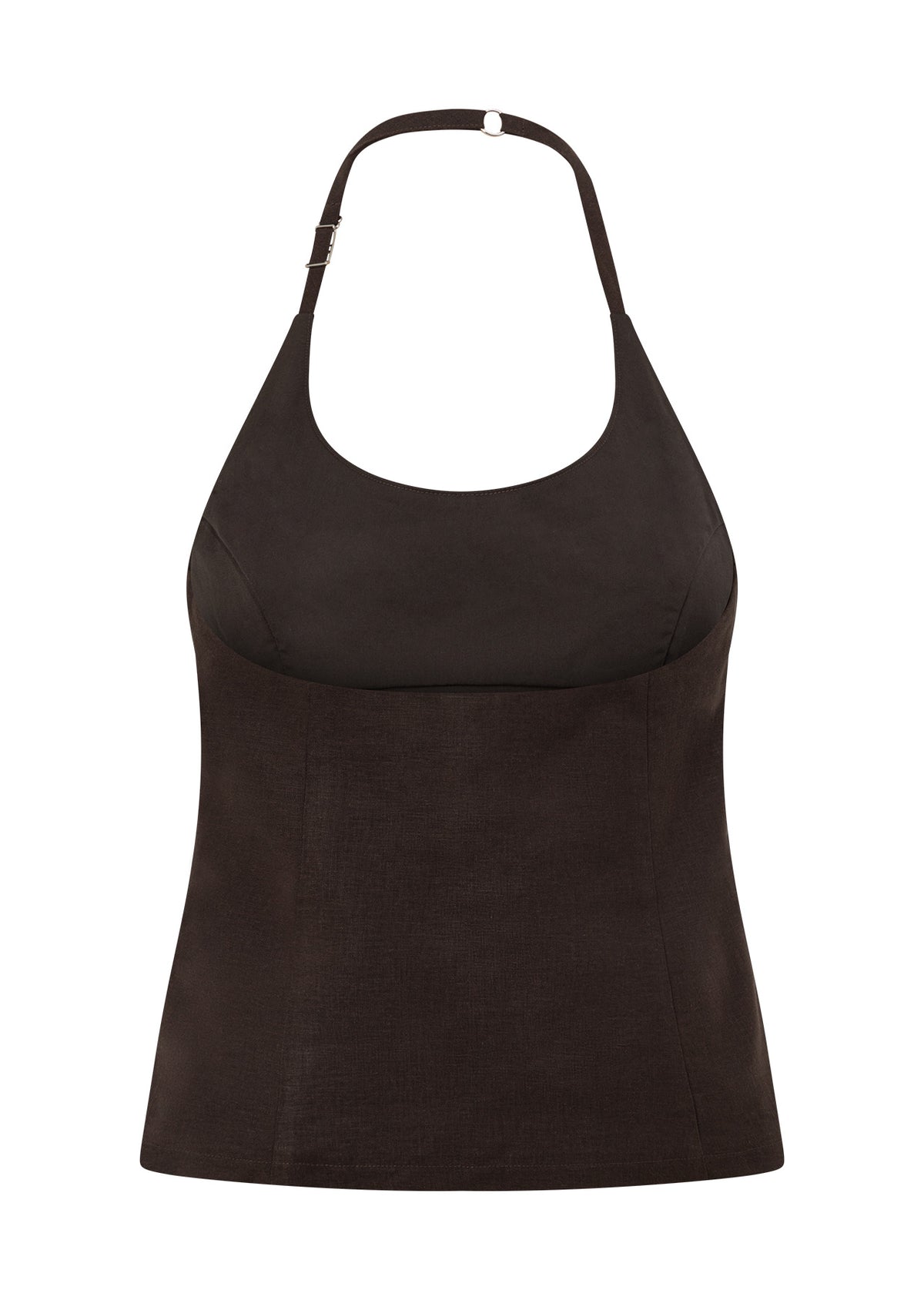 Lorna Jane LJC Linen Adjustable Halter Top - Volcano