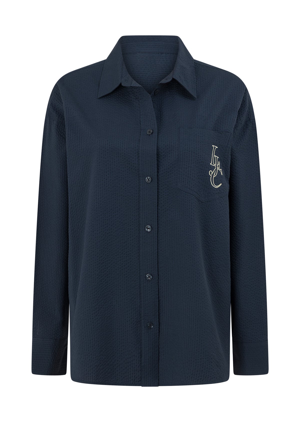 Lorna Jane LJC Coastal Dream Long Sleeve Shirt - Platinum Navy