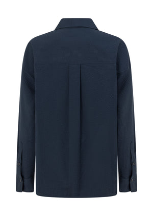 Lorna Jane LJC Coastal Dream Long Sleeve Shirt - Platinum Navy