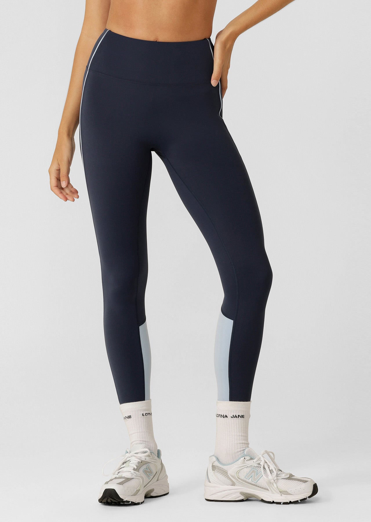 Lorna Jane Oasis Ankle Biter Leggings - Imperial Blue