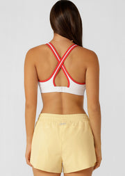 Lorna Jane Fast Track High Support Sports Bra - White