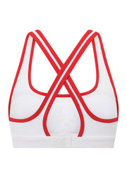Lorna Jane Fast Track High Support Sports Bra - White