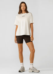 Lorna Jane Out Of Office Relaxed T-shirt - Porcelain
