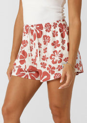 Lorna Jane Aloha Hibiscus Shorts - Happy Hibiscus Print