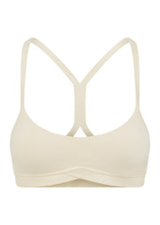 Lorna Jane Irresistible Rib All Day Sports Bra - Cream