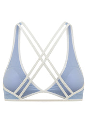 Lorna Jane Palma Luxe Rib Bralette - Light Moontide