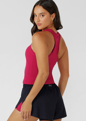 Lorna Jane Sculpt Active Tank - Raspberry