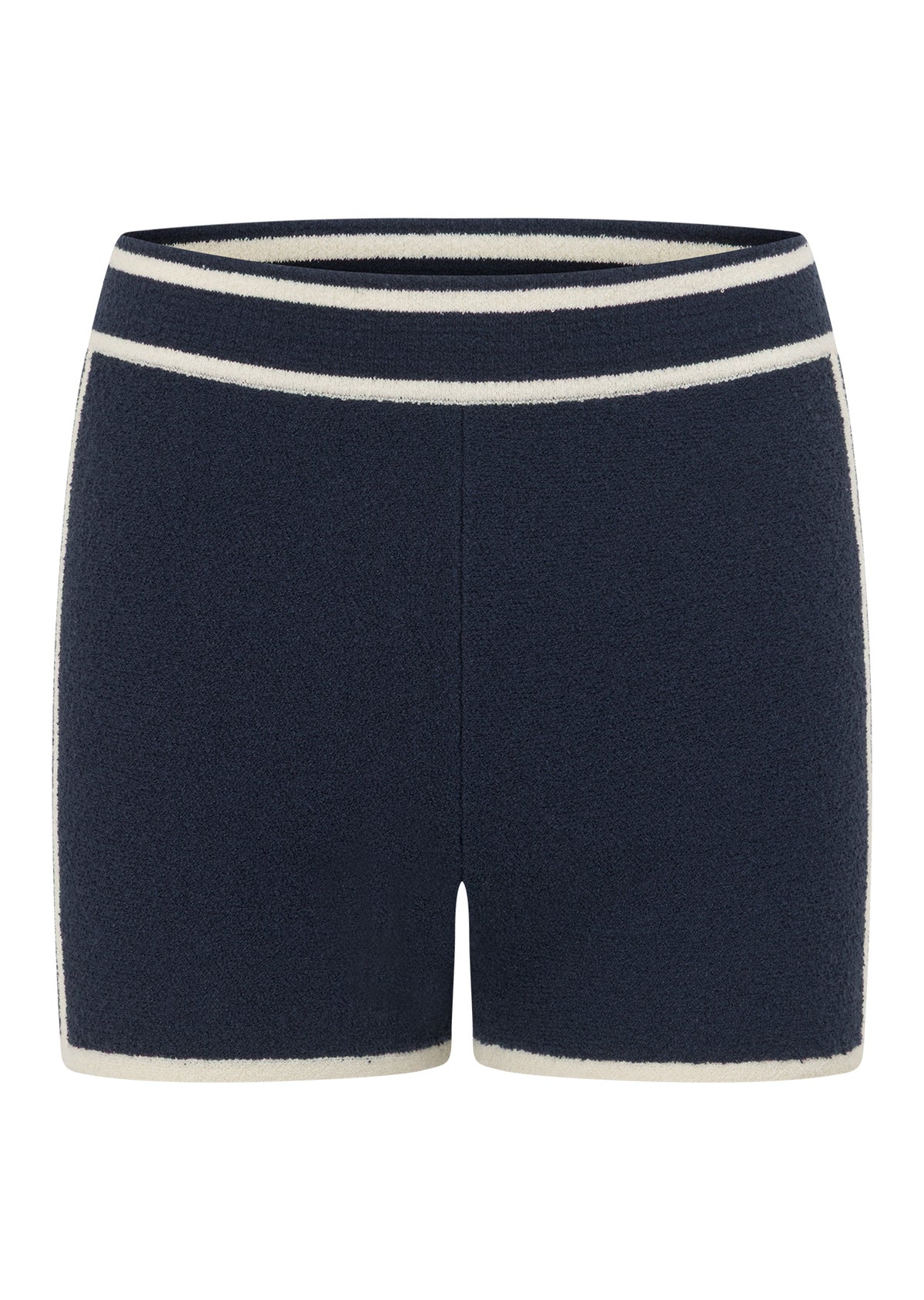 Lorna Jane Home Stretch Knit Cheeky Shorts - Platinum Navy