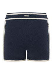 Lorna Jane Home Stretch Knit Cheeky Shorts - Platinum Navy
