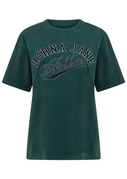 Lorna Jane Prestige Washed T-Shirt - Washed Palmetto Green