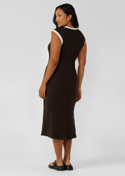Lorna Jane Sundown Rib Dress - Volcano