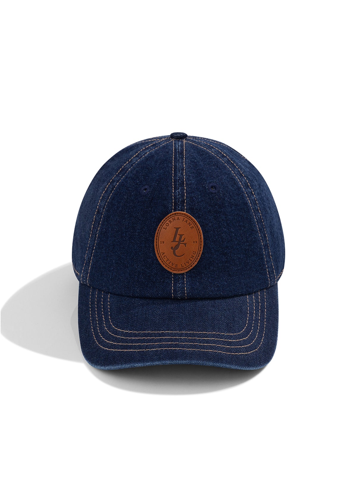 Lorna Jane Vintage Sport Denim Cap - Dark Blue Denim