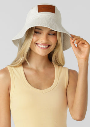 Lorna Jane Sunkiss Tie Up Sun Hat - Washed Porcelain